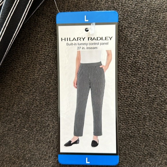 Two (2) Pairs Hilary Radley Tummy Control Career Pants -27" Inseam- size L - NWT - Picture 2 of 4
